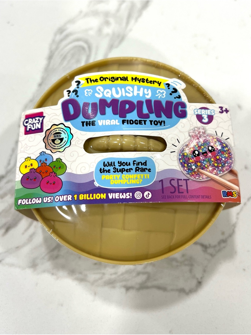 NWT SEALED RMS Party Confetti Dumpling